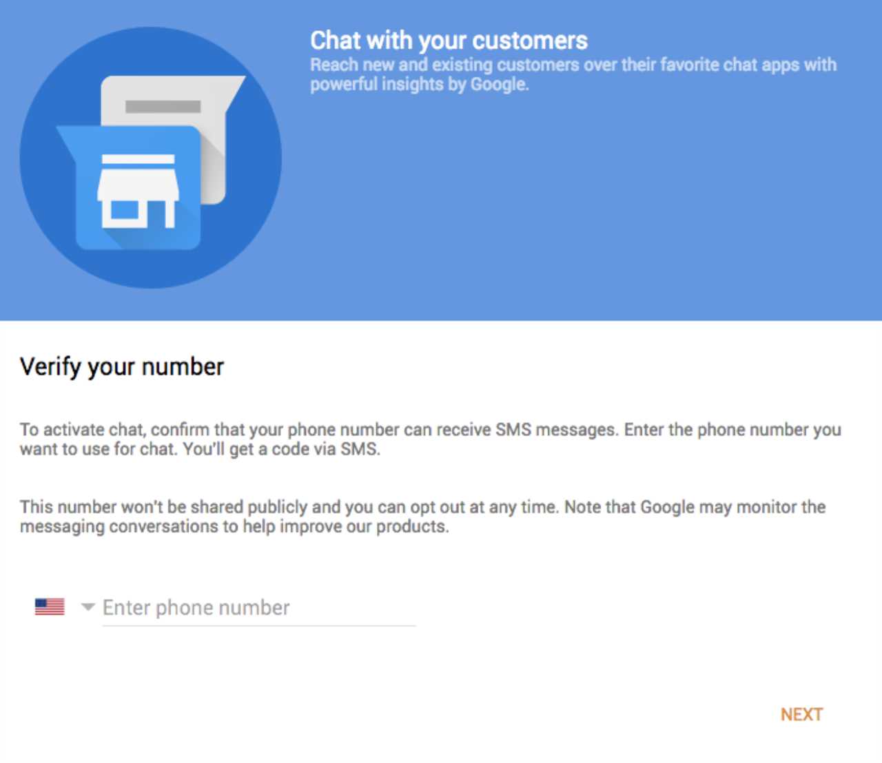 Chat with your customers via your Google My Business page