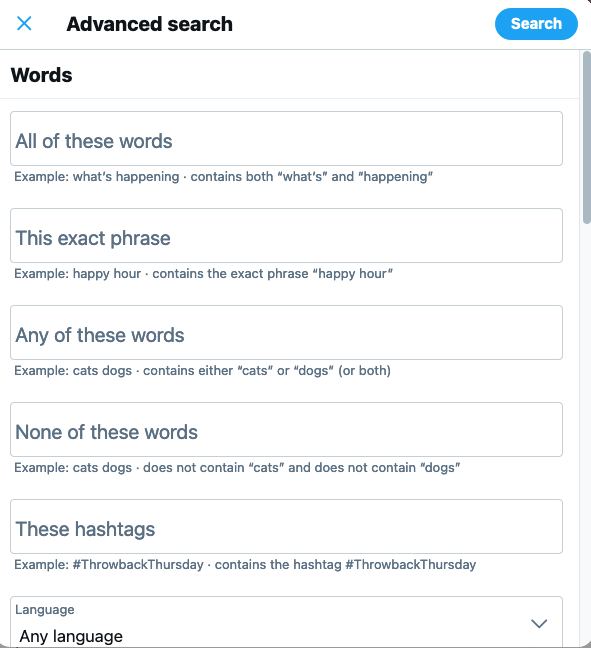 How to Find Old Tweets - Use Twitter's Advanced Search