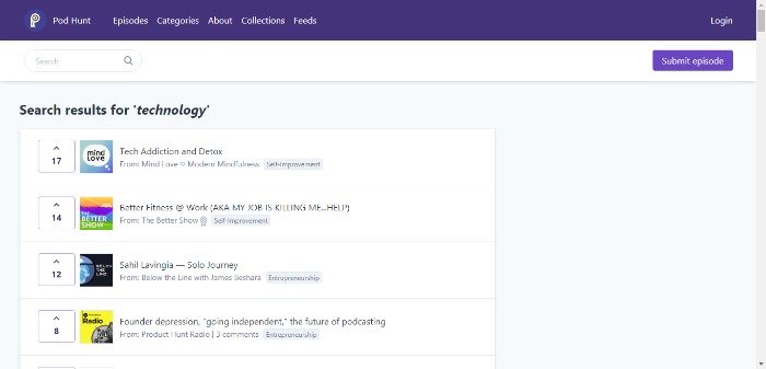 how to find podcasts - PodHunt