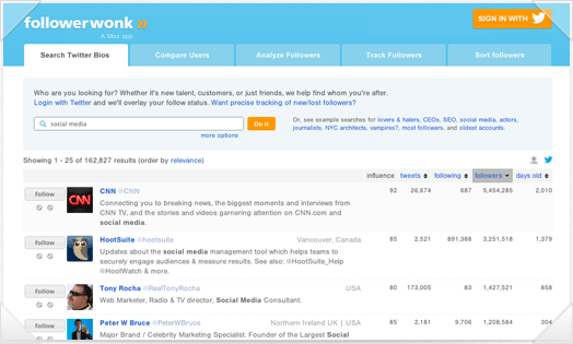 follower wonk twitter tools for business 