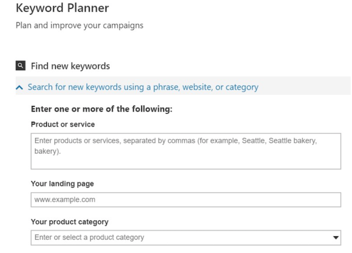 How to Set Up Your Bing Ads Campaign - Choose the Right Keywords