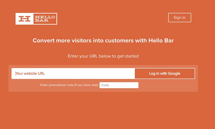 use hello bar to increase inbound marketing leads