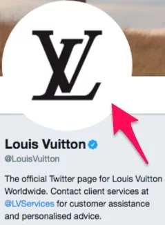 louis vuitton twitter profile pic twitter follower guide 