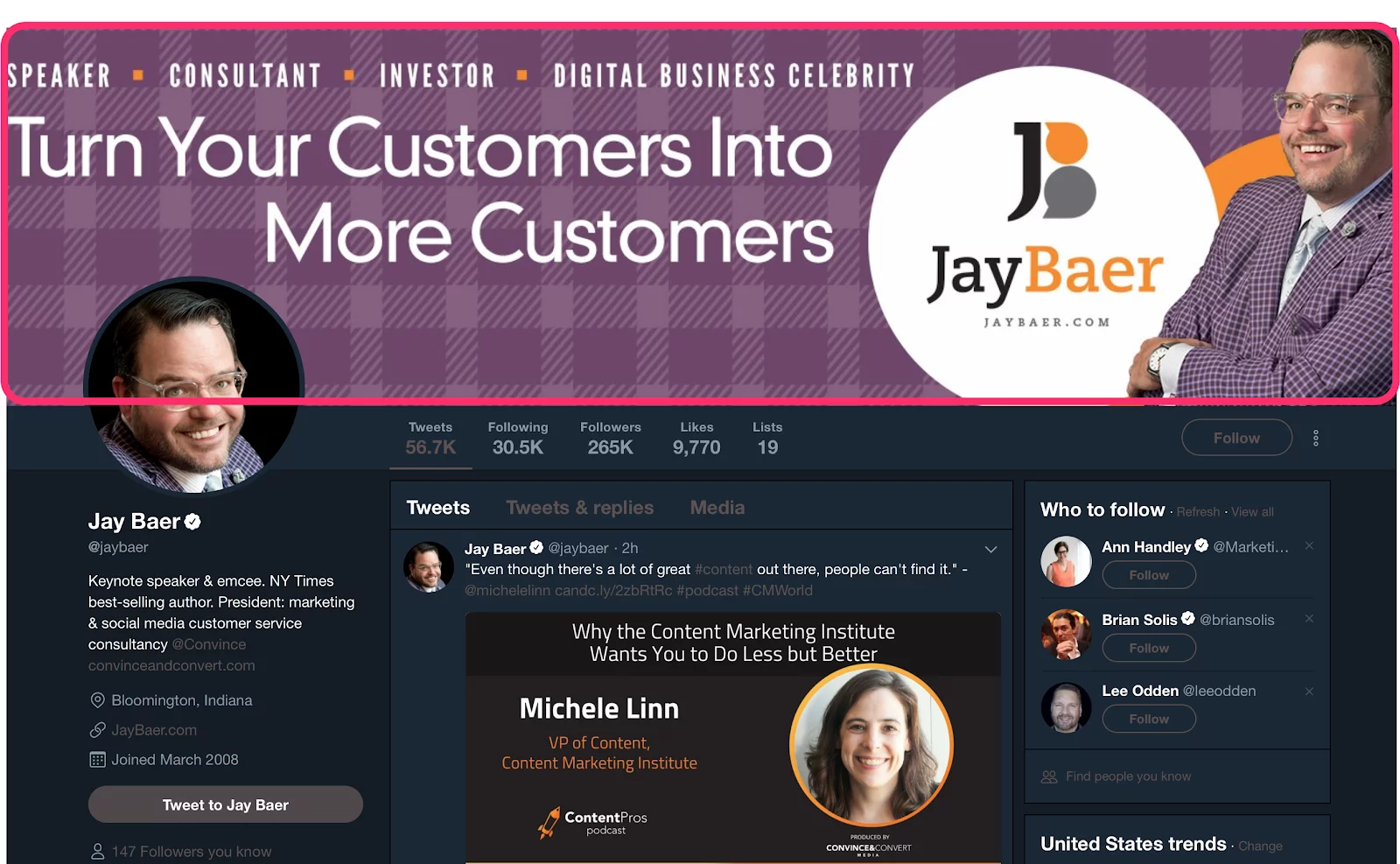 Jay Baer jaybaer Twitter follwer guide