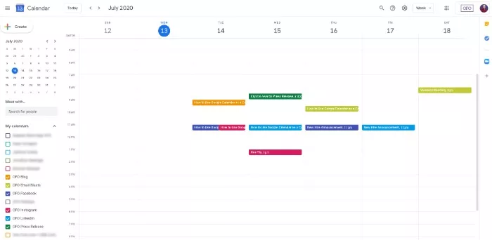 How to Create an Editorial Calendar - Schedule the First Month