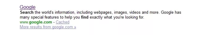 Examples of Great Meta Descriptions - Google Meta Description on Yaho