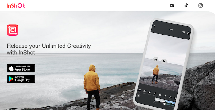 Tools to edit TikTok Videos - InShOt