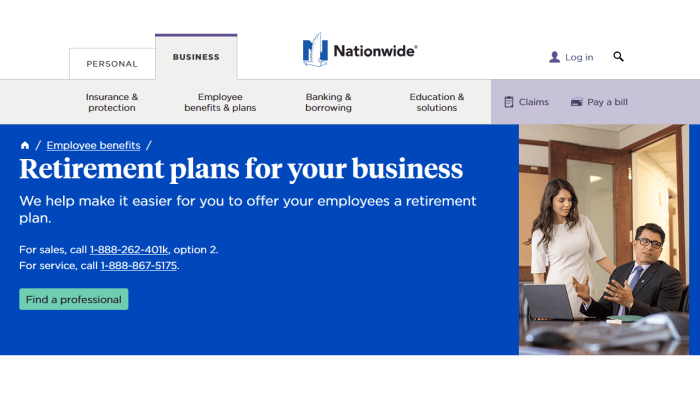 Nationwide retirement plans for Best Employee Retirement Plans