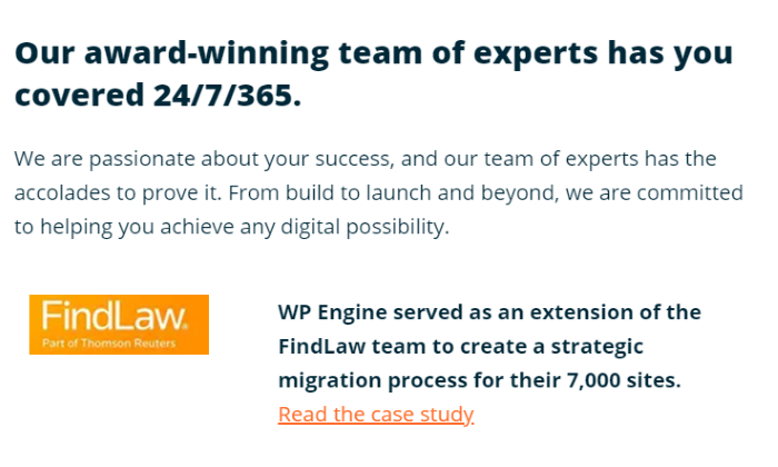WP Engine support for WP Engine Review