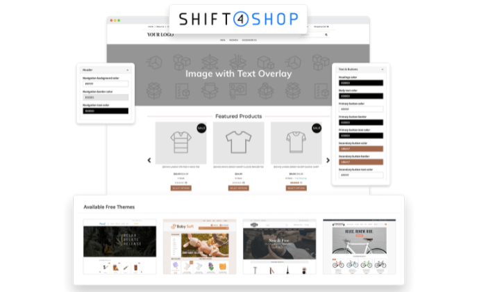 Shift4Shop example store for Best Ecommerce Website Builders