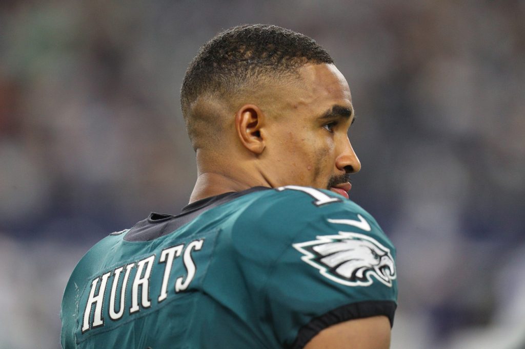 Eagles QB Jalen Hurts during their Week 3 loss.