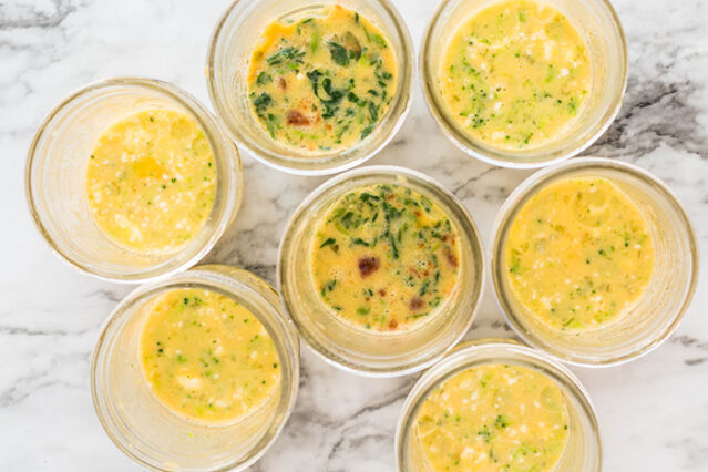 eggs in individual jars for instant pot sous vide egg bites recipe