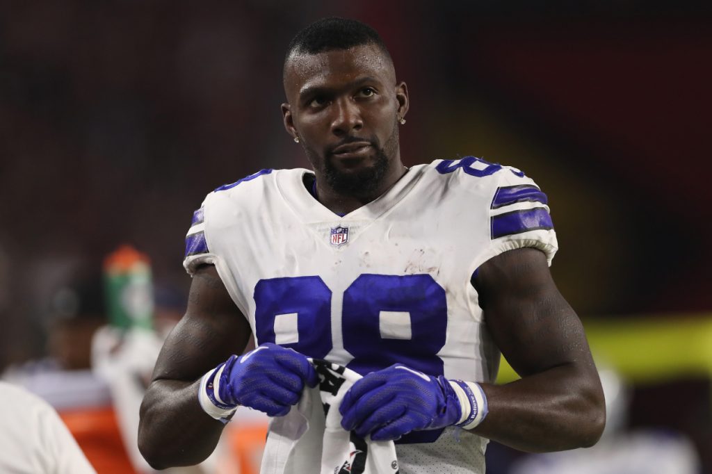 Wide receiver Dez Bryant, who recently sent a warning to the Dallas Cowboys about cutting Jaylon Smith.