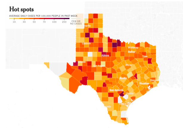 Is it safe to travel to Texas during October's Covid? - 2021