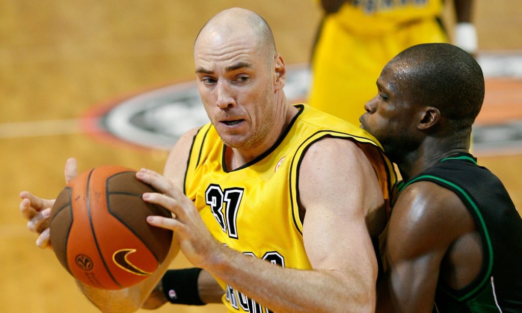 Pat Burke wasn't facing Michael Jordan while playing for Polish club Asseco Prokom Sopot in 2008