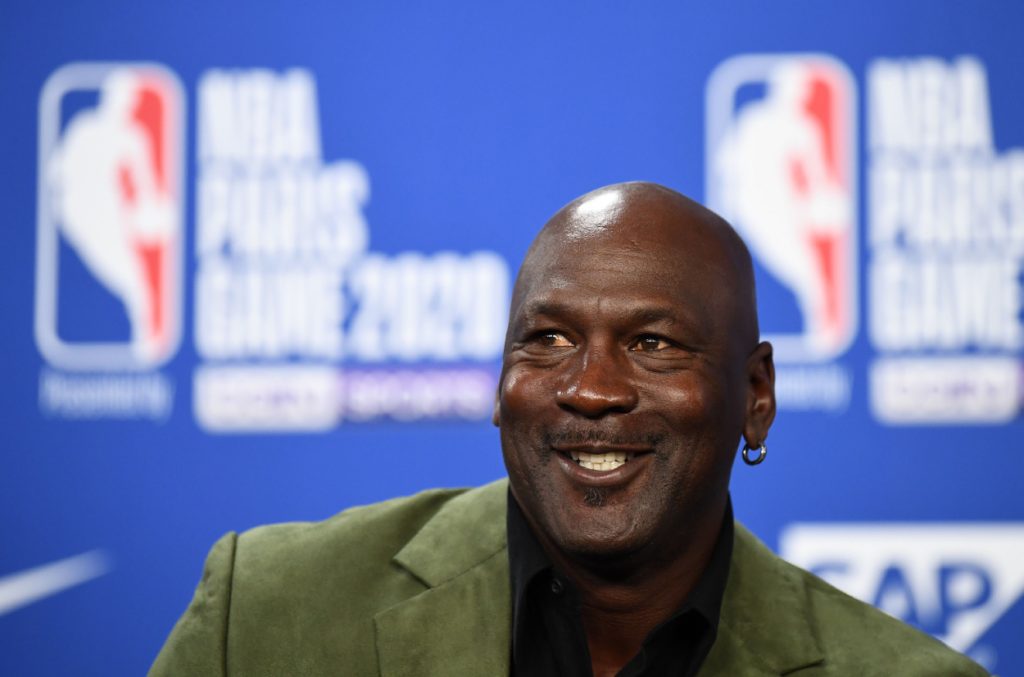 NBA and Chicago Bulls legend Michael Jordan in 2020.