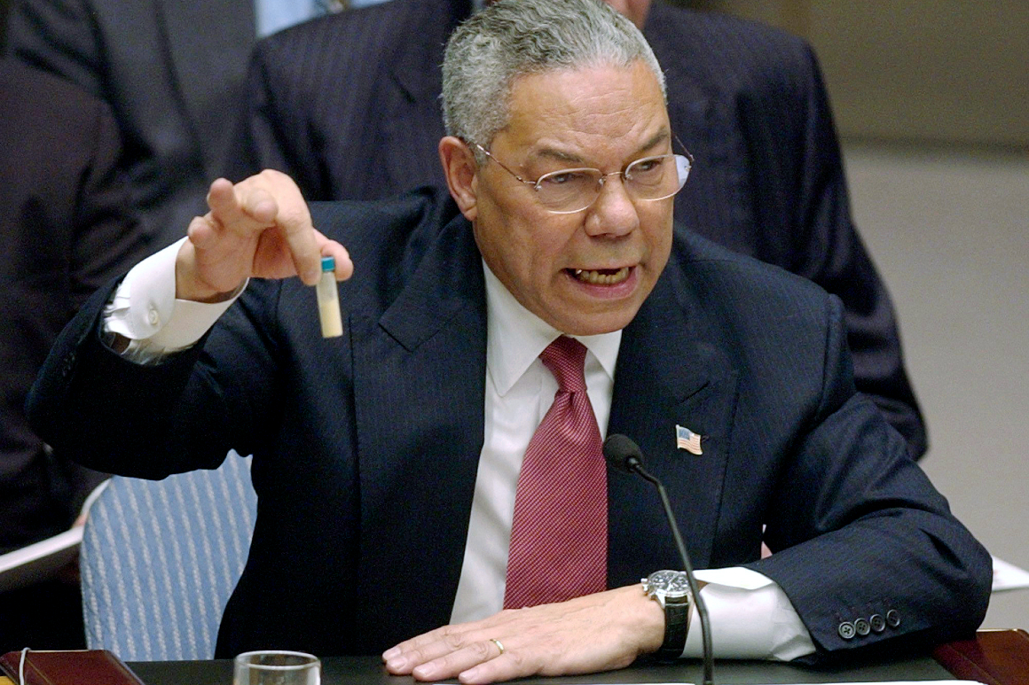 He lied: The Iraqis continue to blame Powell for their role in the war in Iraq