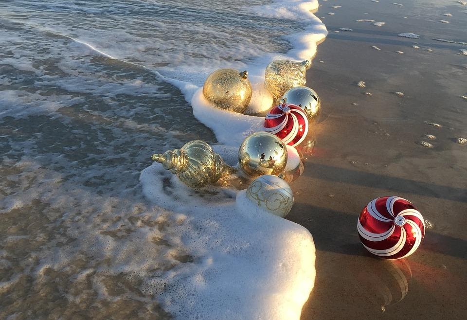 Beach, Christmas, Ornaments, Holiday, Christmas Beach