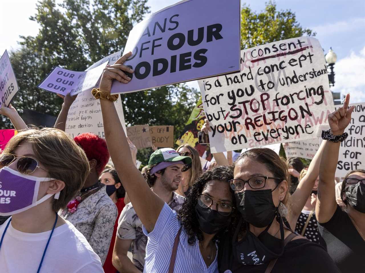 Marches Held Nationwide In Support Of Reproductive Rights