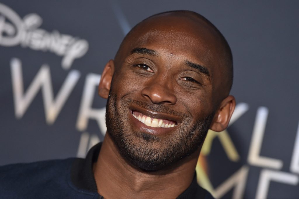 NBA and Lakers legend Kobe Bryant at a movie premiere in 2018.