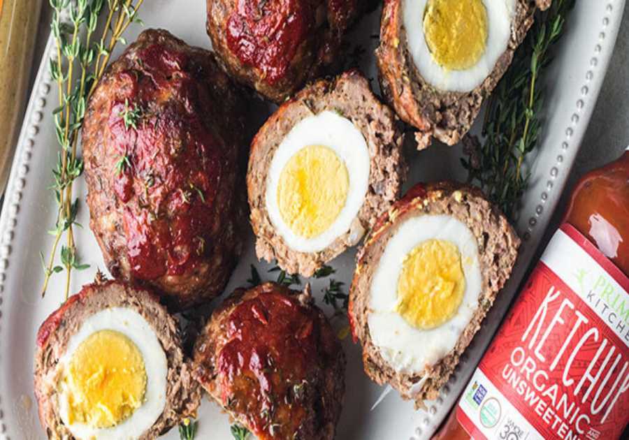 Scotch Egg Mini Breakfast Meatloaf Recipe