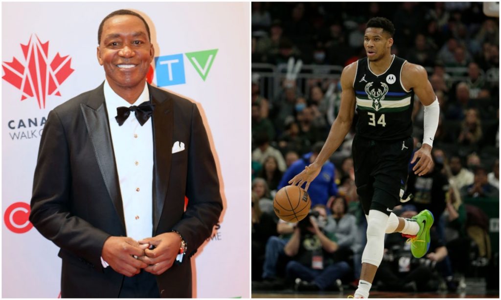 Isiah Thomas May Have Pullen a Hamstring with the Stretch on His Giannis Antetokounmpo Comparation