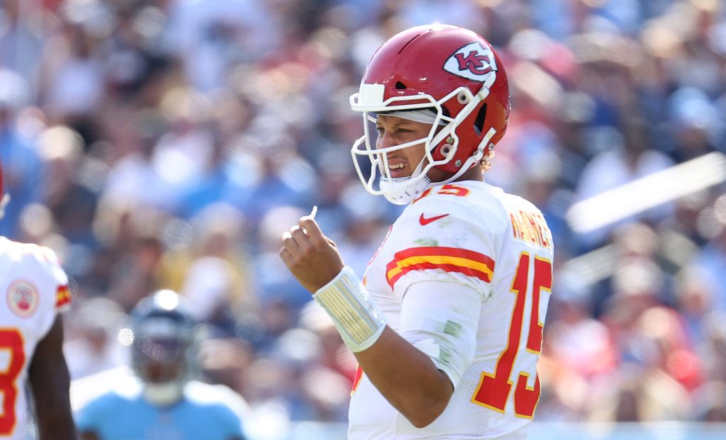 Chiefs QB Patrick Mahomes.