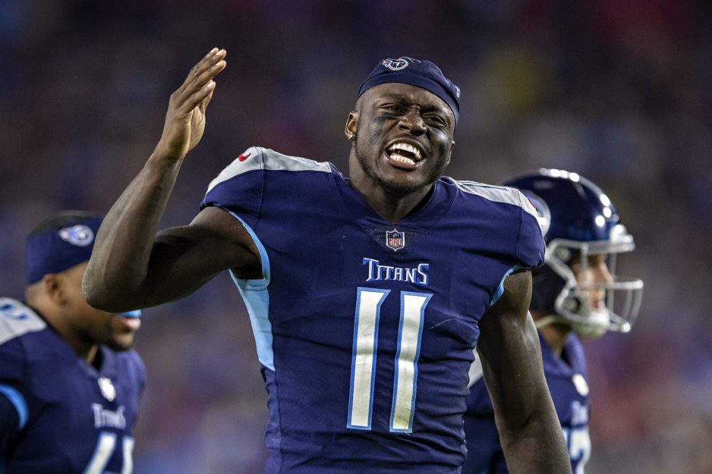 Tennessee Titans' WR A.J. Brown 