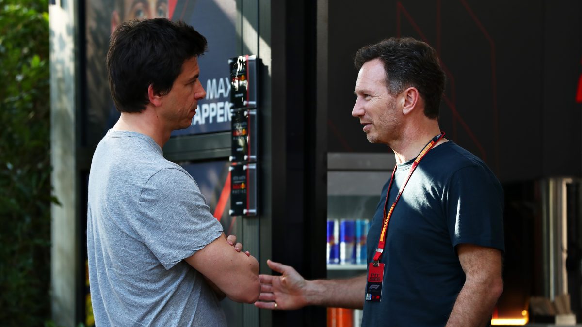 The Formula 1 Team Bosses Totowolff and Christian Horner are at war. Each is viewed as the Villain of Season One.