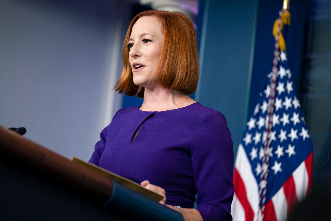 Jen Psaki, Press Secretary, returns to work after Covid-19