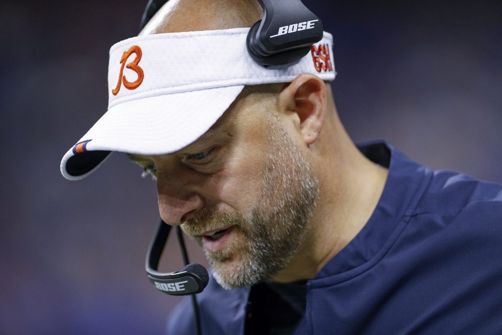 Chicago Head coach Matt Nagy