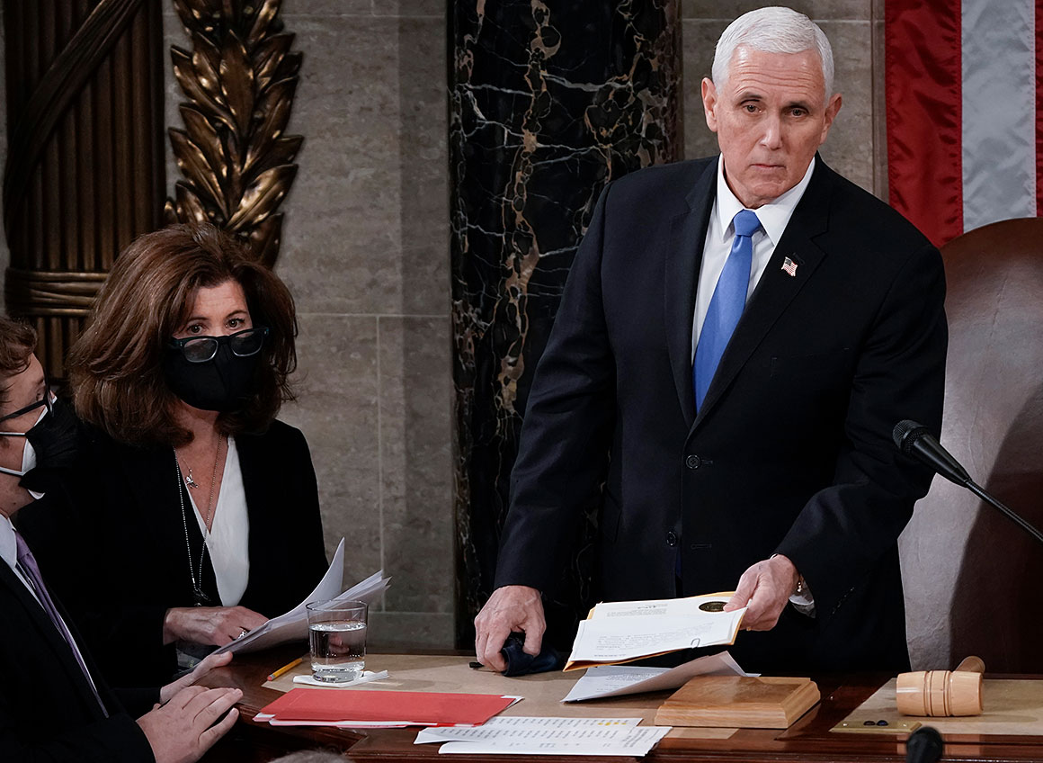 Trump campaign lawyer authored two memos claiming Pence could halt Biden’s victory