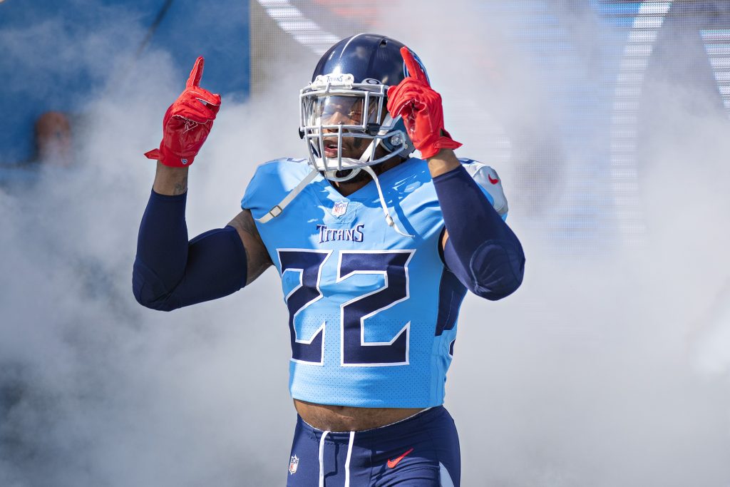 Titans RB Derrick Henry leaves the tunnel before a game