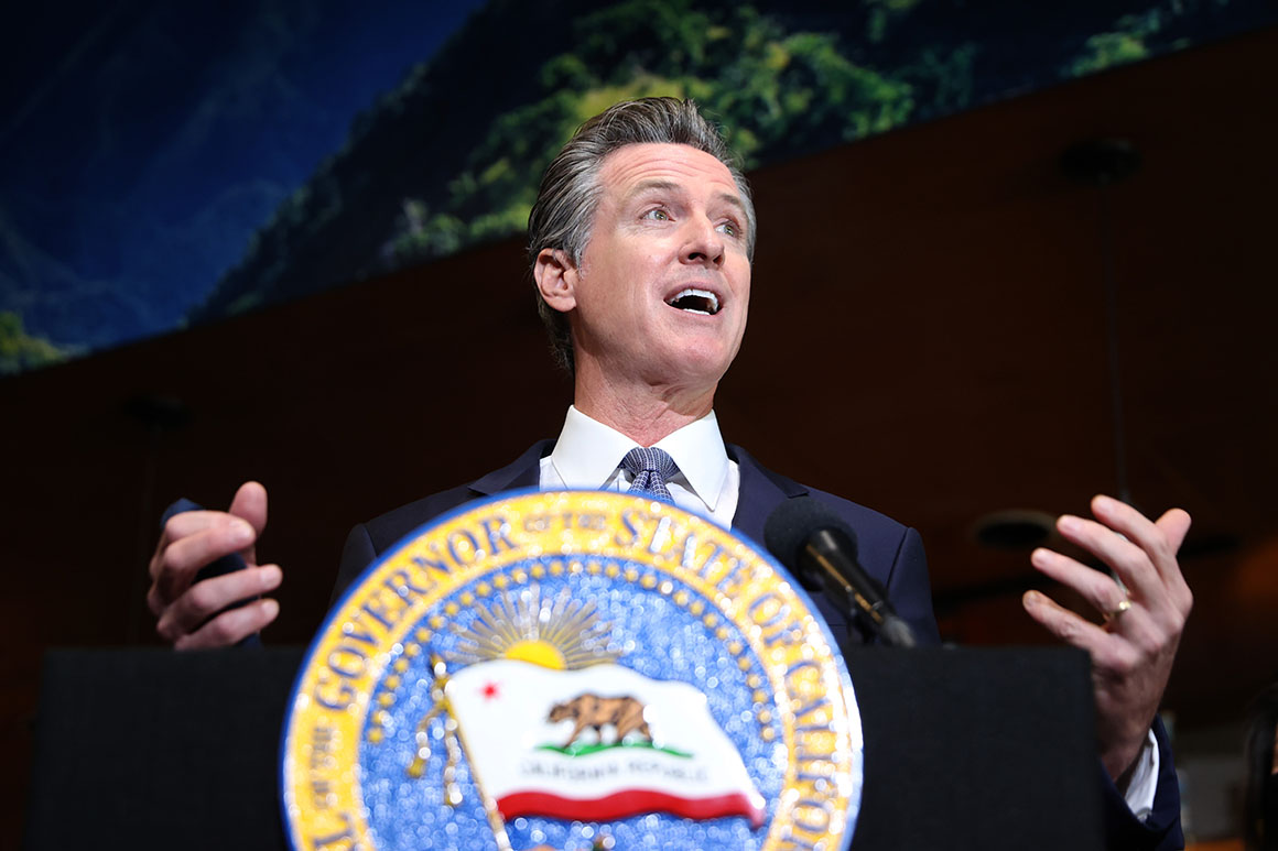 Newsom was able to survive the recall. He's now intensifying his attacks on red states.