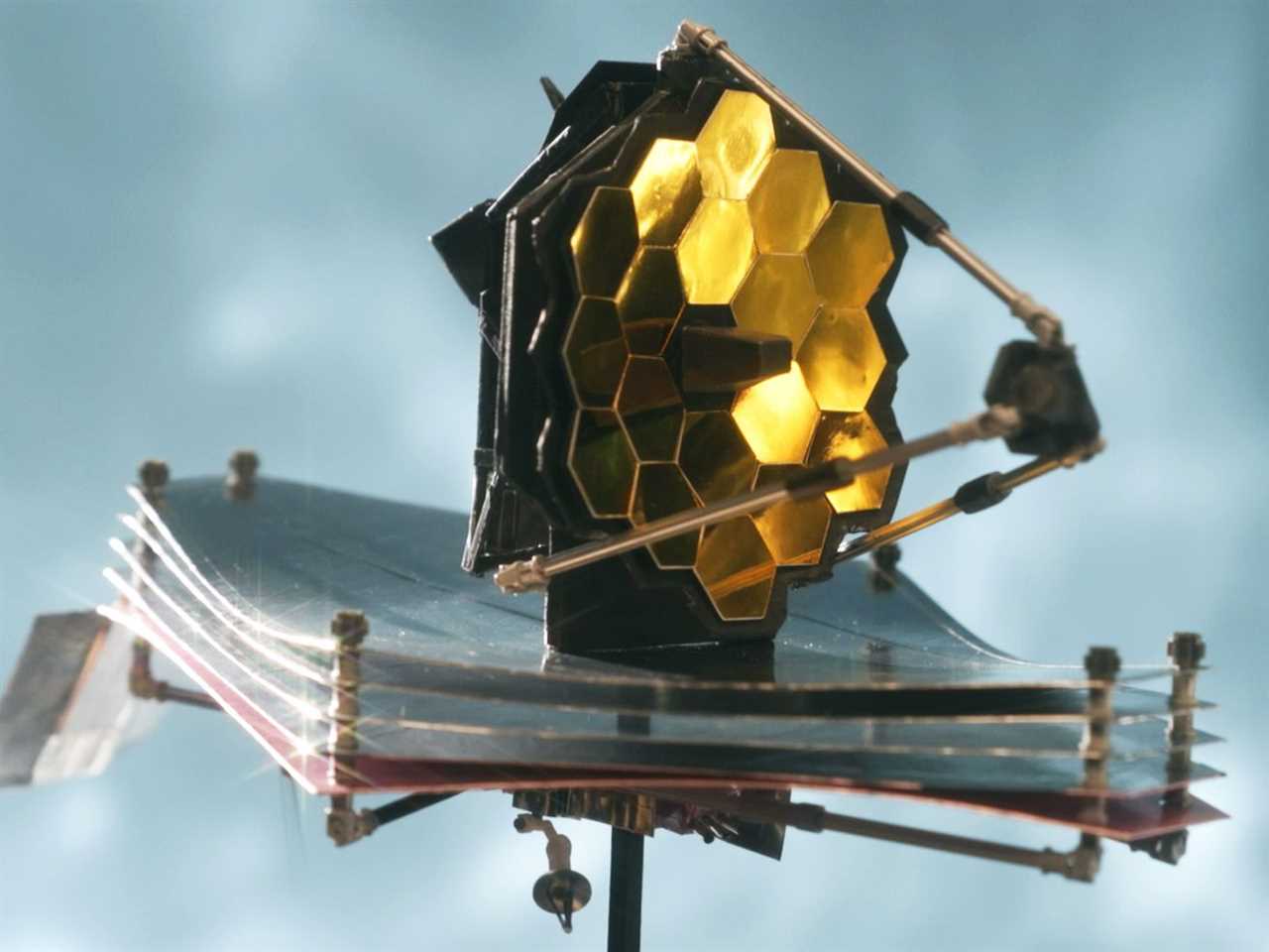 a model of the James Webb Space Telescope