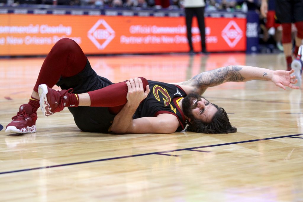 Cleveland Cavaliers guard Ricky Rubio, whose injury scare proves the Cavs need to be aggressive at the NBA trade deadline.