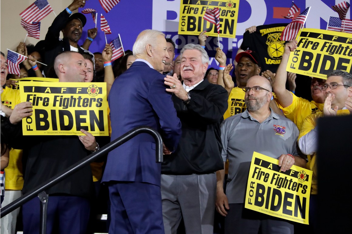 Record of a former labor leader and close Biden ally were subpoenaed