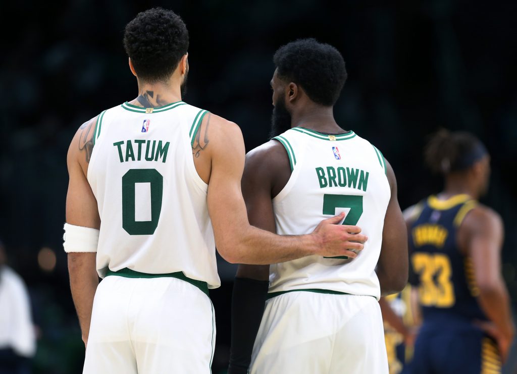 Jayson Tatum Hears All the Noise, but is Determined to 'Figure it Out' with Jaylen Brown