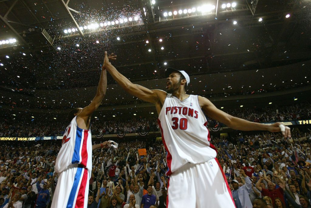 The Detroit Pistons won a championship after acquiring Rasheed Wallace at the 2004 trade deadline.