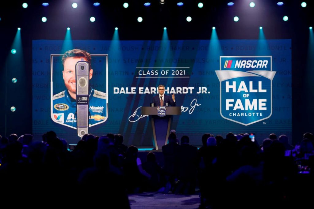 Dale Earnhardt Jr.'s 3 most emotional (non-driving) items in his NASCAR Hall of Fame Trophy Case