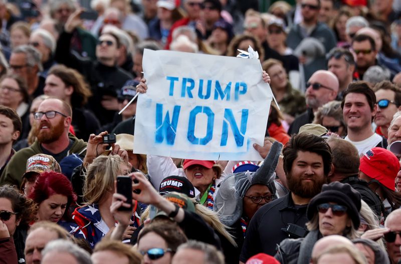 Former President Donald Trump Holds Rally In Florence, Arizona