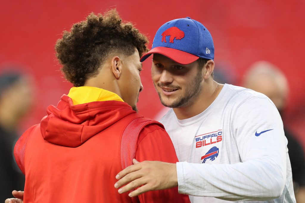 Patrick Mahomes and Josh Allen.