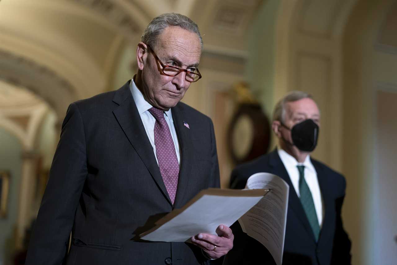 Schumer gives Senate's new bipartisan gang breathing room on post-Jan. 6 reform