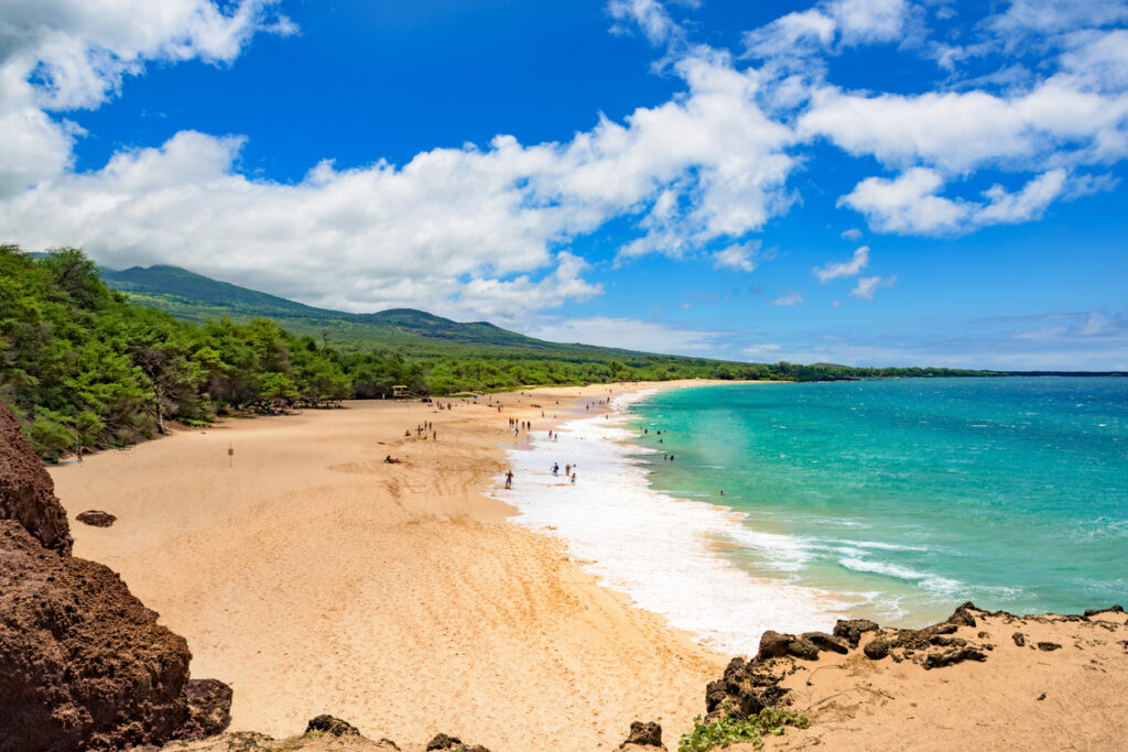 march in maui beach