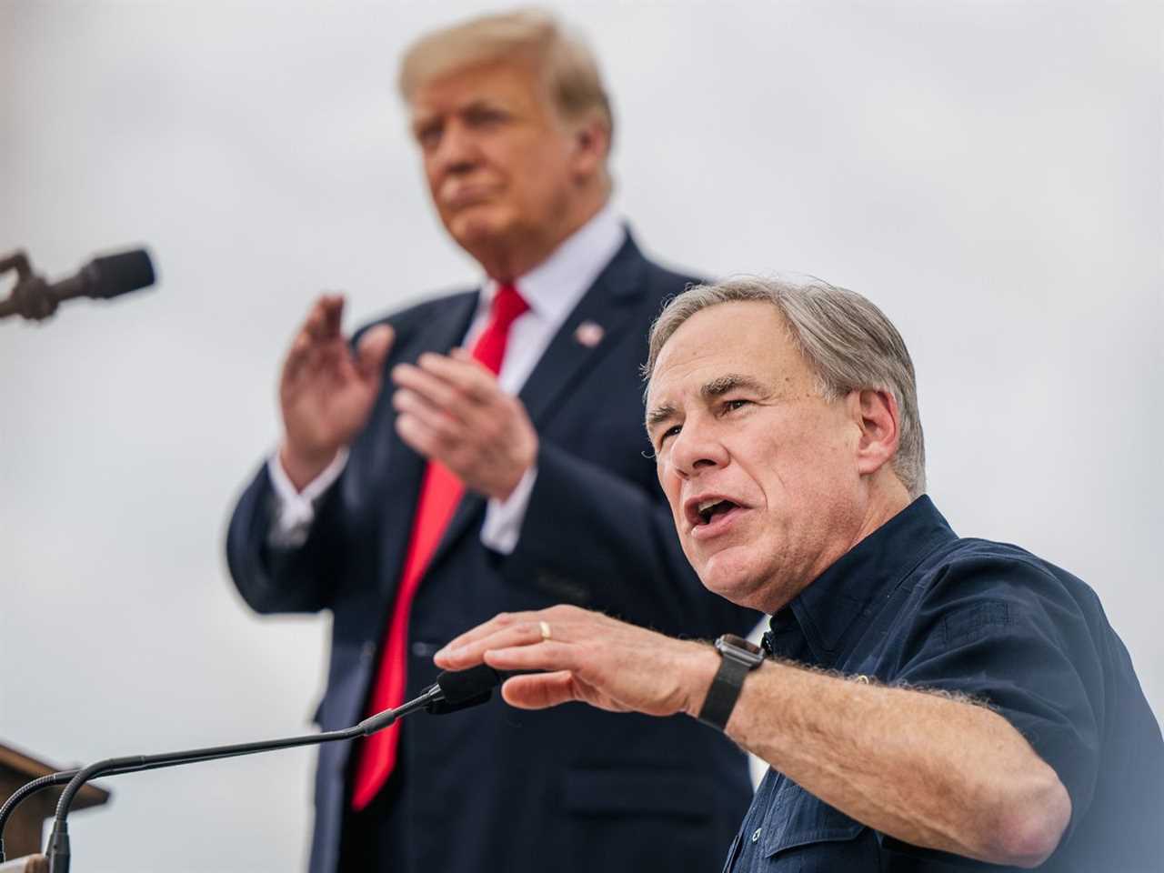 Texas Governor Greg Abbott will make sure that no one calls him a RINO.