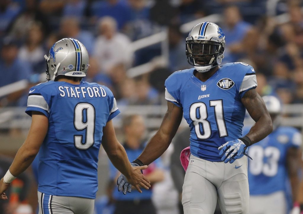 Calvin Johnson and Matthew Stafford, Detroit Lions 