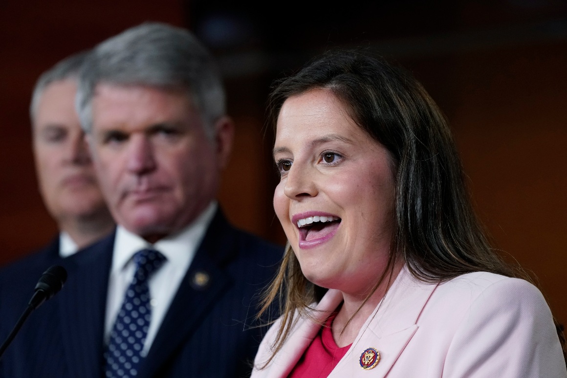 Stefanik starts quieting her doubters as House GOP messaging chief