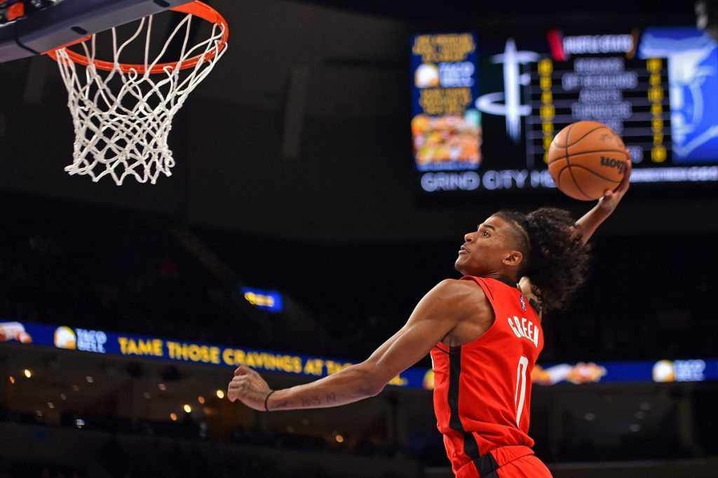 Houston Rockets rookie guard Jalen Green is the player to watch during the 2022 NBA Slam Dunk Contest.