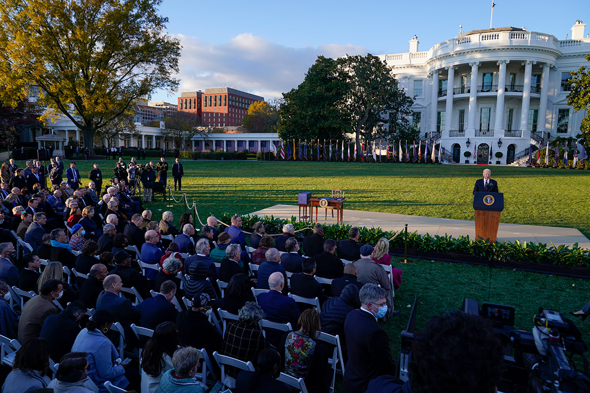 Biden turns to infrastructure law after his climate push has stalled