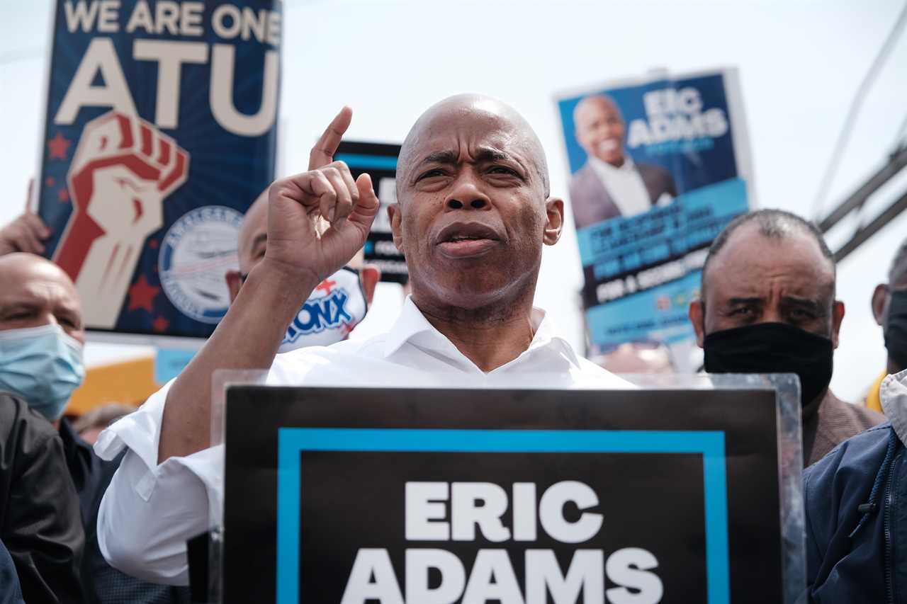 Eric Adams dares the left to take him on -- they're open to it